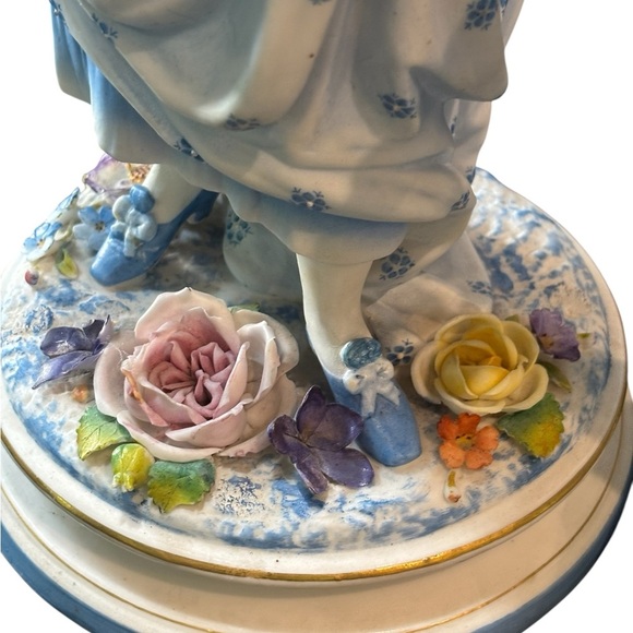 Antique French Bisque Figurines – 16” Pair of Elegant Man and Woman - Picture 11 of 15